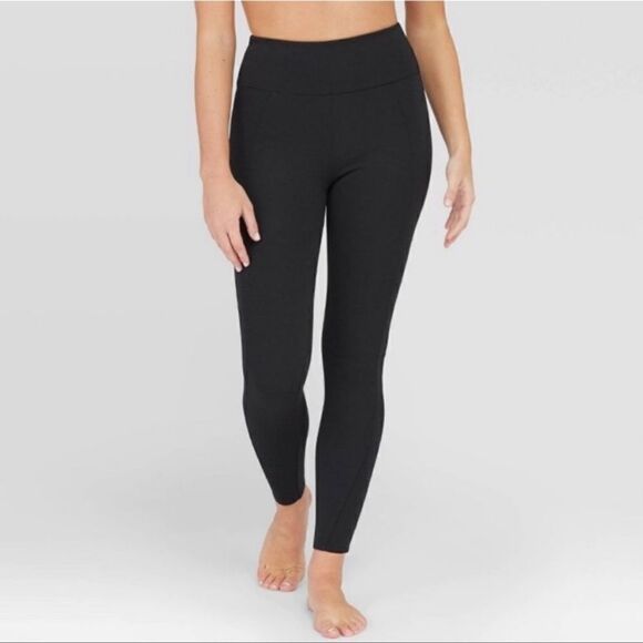 SPANX Assets Ponte Shaping Leggings Black M - Picture 1 of 6